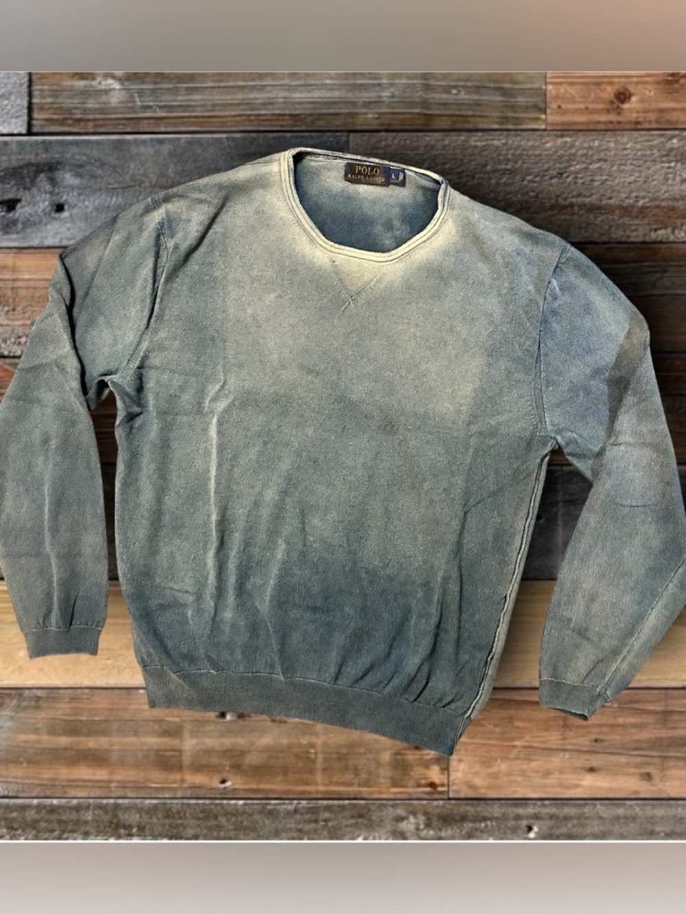 🔥NWOT🔥POLO RALPH LAUREN INDIGO SWEATSHIRT- MEN’S SIZE LARGE